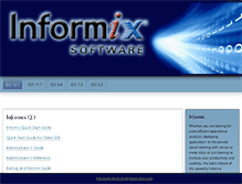 Tablet Screenshot of informixsoftware.com